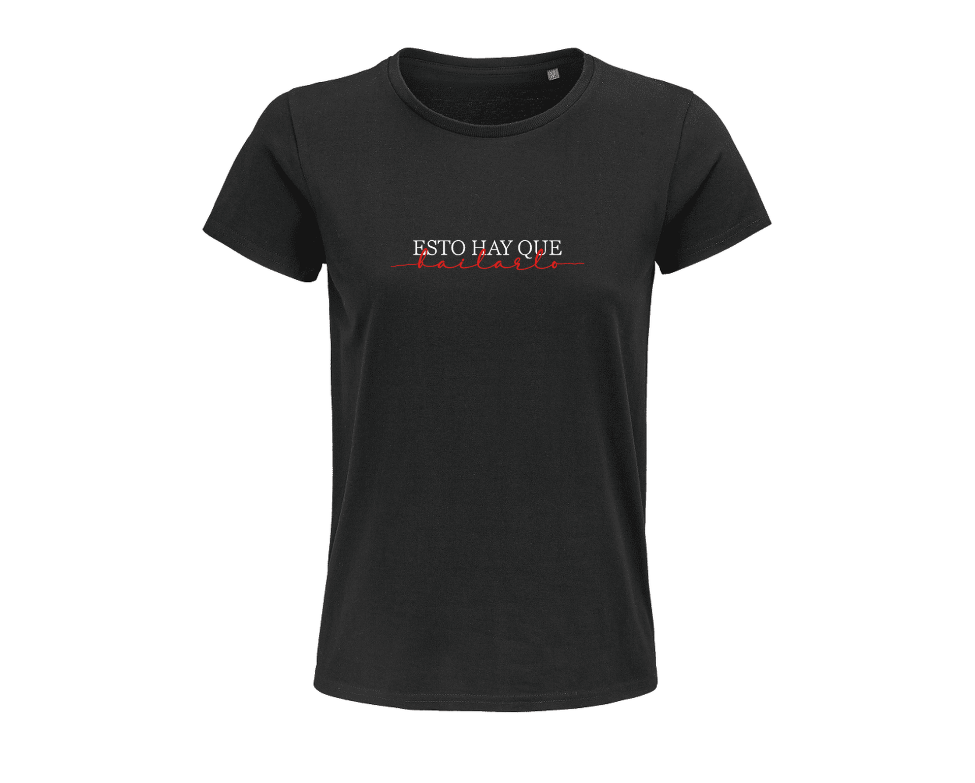 camisetas vida lactia camiseta entallada esto hay que bailarlo frontal