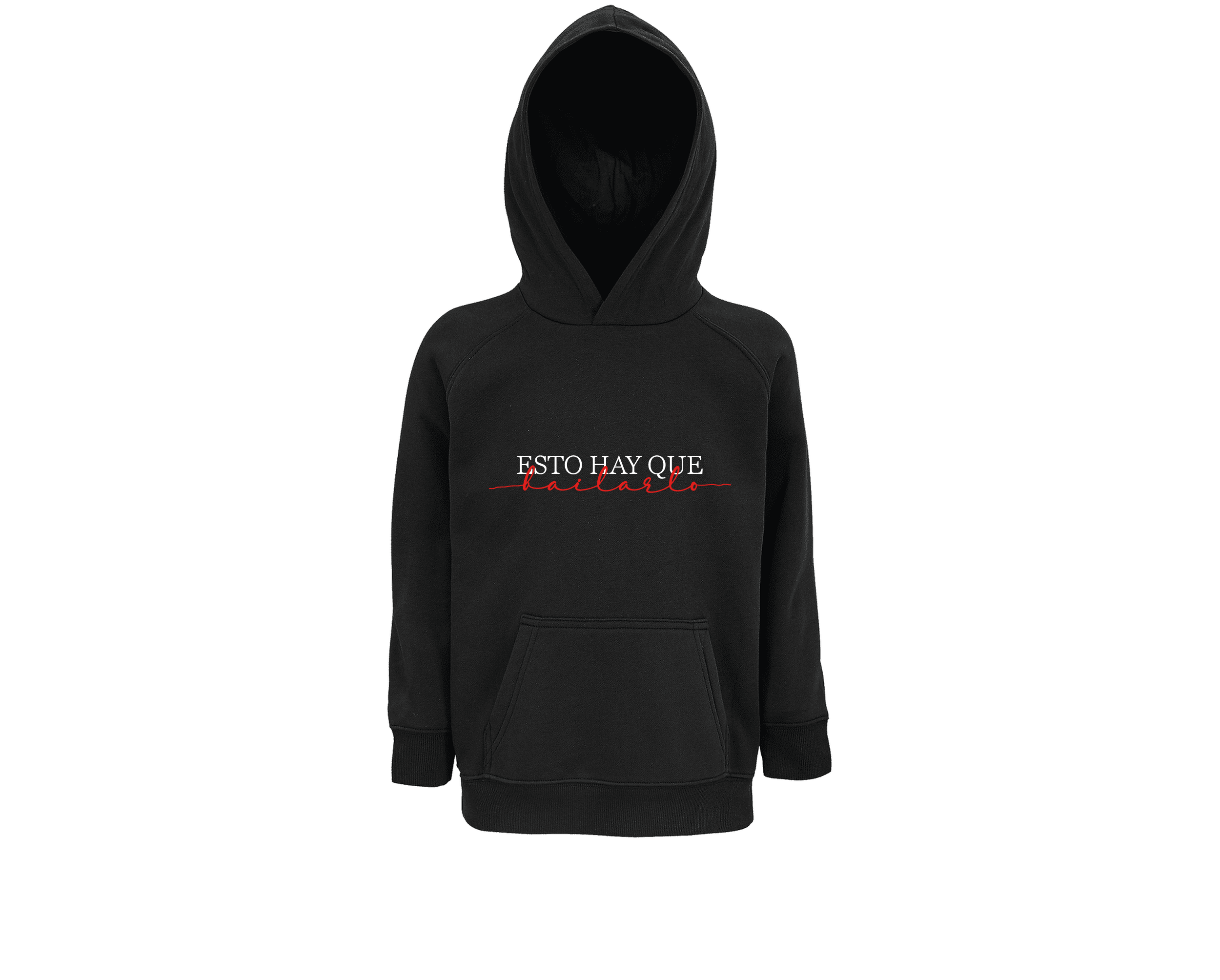 esto hay que bailarlo dessuadora infantil frontal blanc