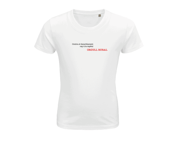 samarretes orgull rural infantil blanc negre