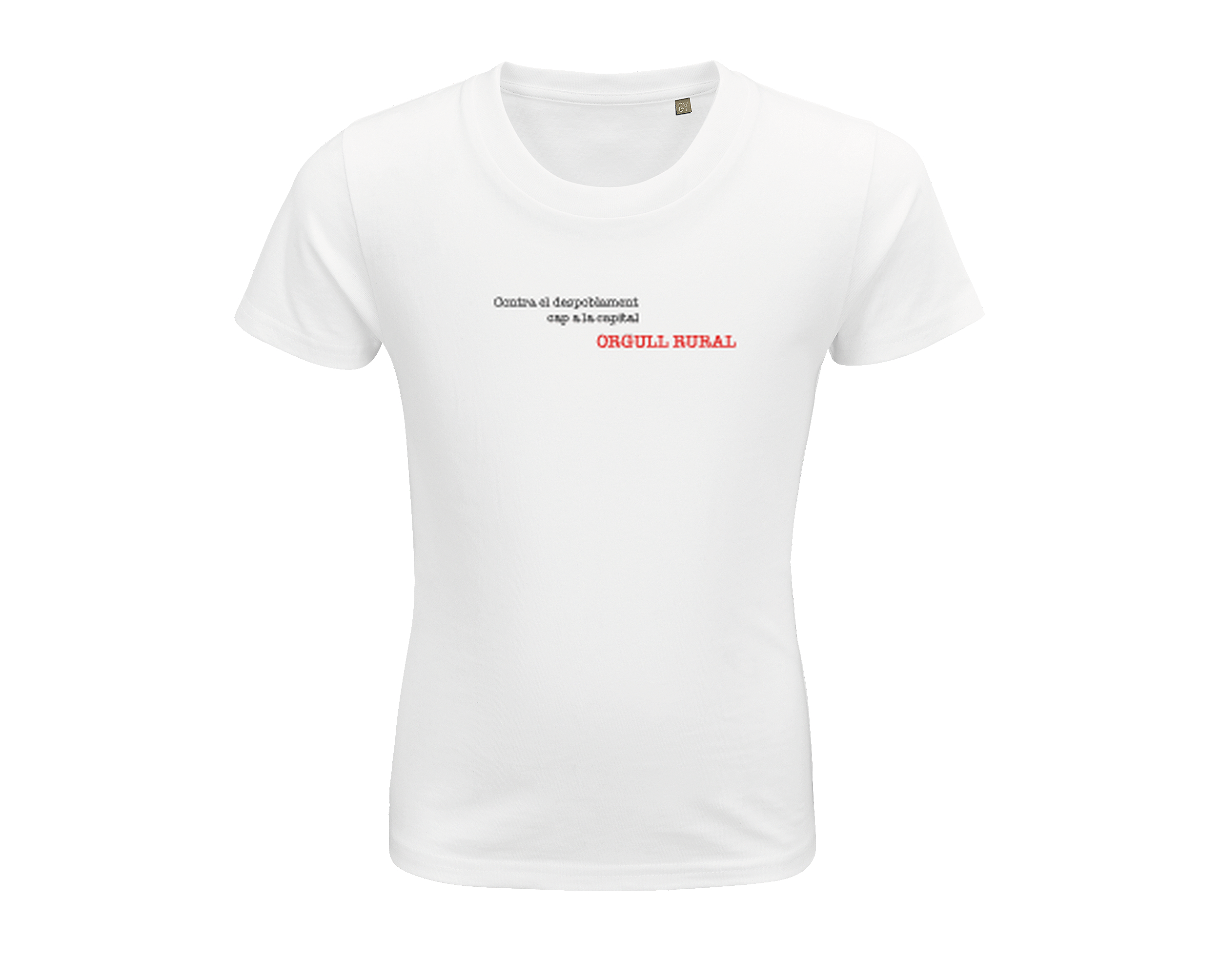 camisetas infantil hablapallares web blanco frontal